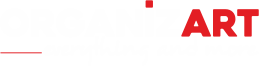 logo organizart blanc